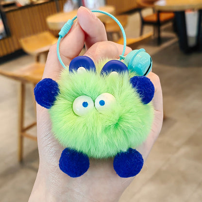 Cute Elf Plush Ball Keychains
