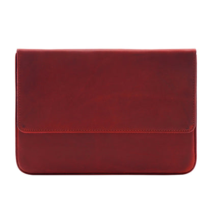 Handmade Magnetic Drawer-style Crazy Horse Leather Pencil Case