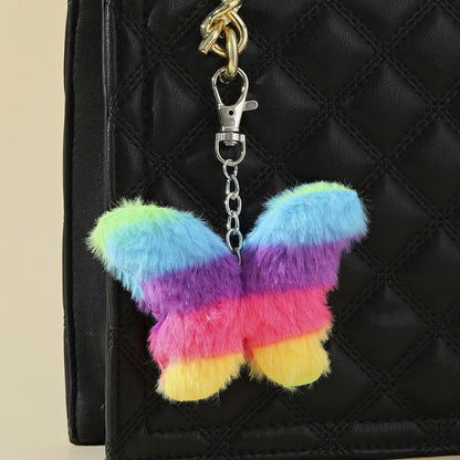 Imitation Rex Rabbit Fur Keychain