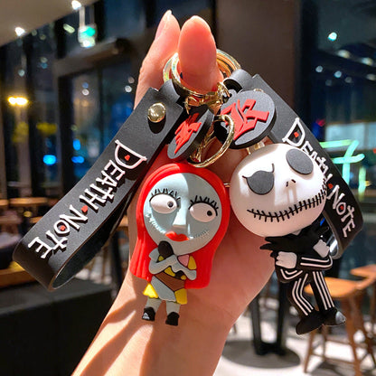 Halloween Pumpkin Man Skull Cartoon Creative Keychain