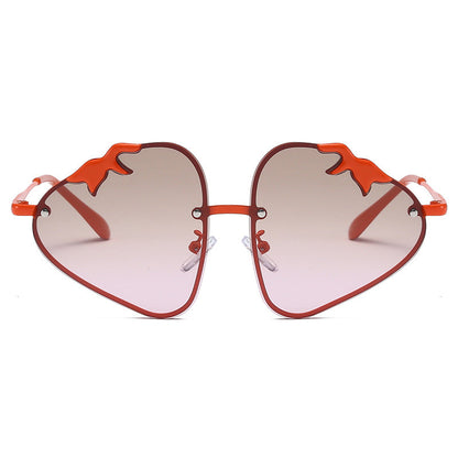 Resin Cartoon Strawberry Sunglasses