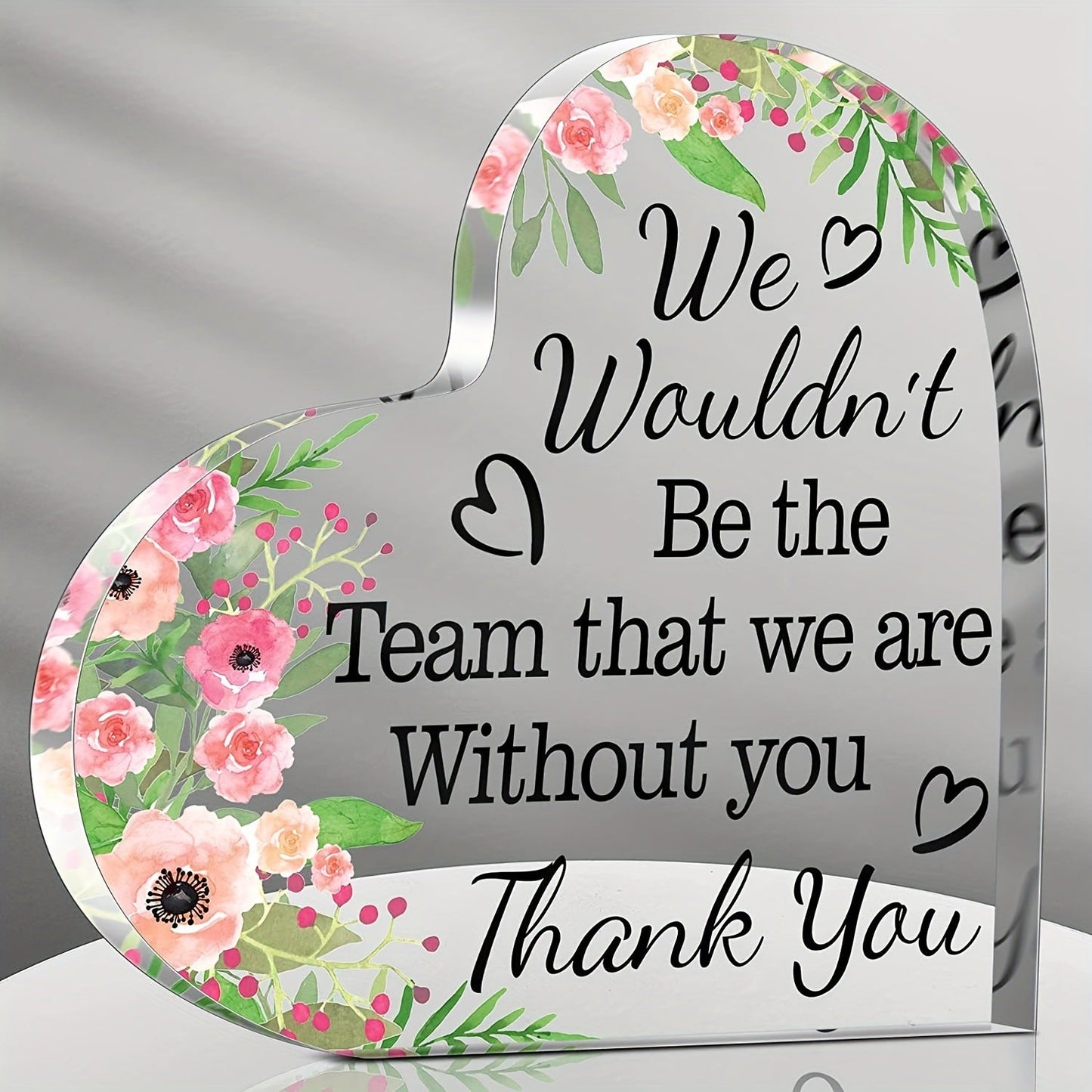 Transparent and Caring Acrylic Ornaments for Mother's
