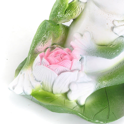 Frog Umbrella Resin Ornaments for Couples