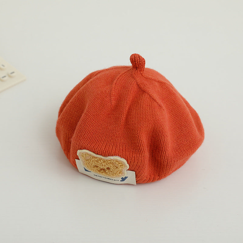 Wholesale Children's Woolen Bear Beret