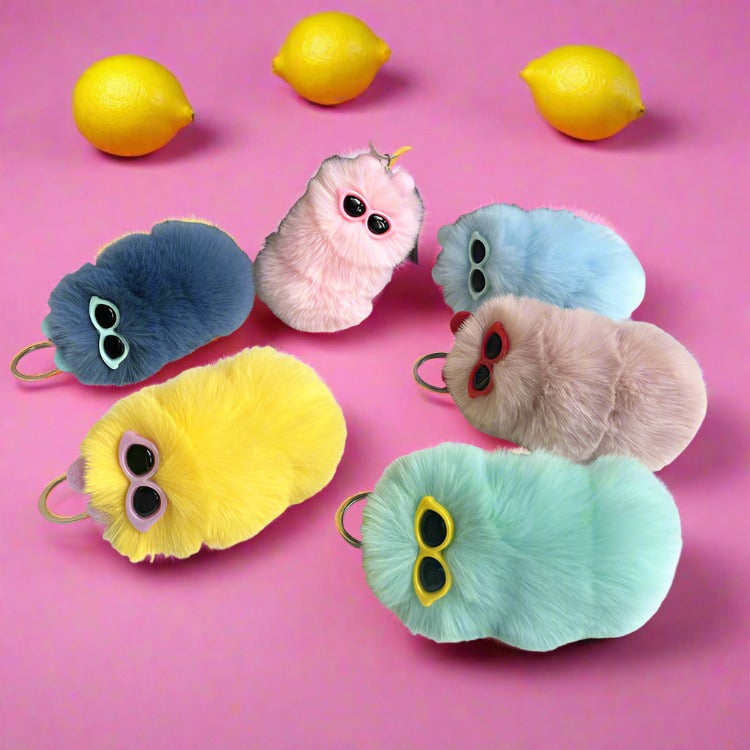 of New Cute Fruit Colored Cartoon Plush Caterpillar