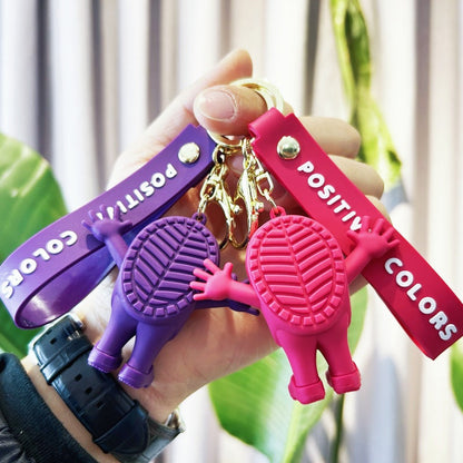 Slippers PVC Keychain