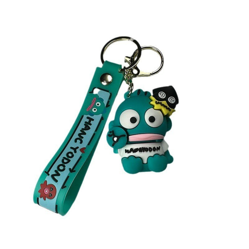 Cartoon PVC Silicone Keychains Creative Keychain