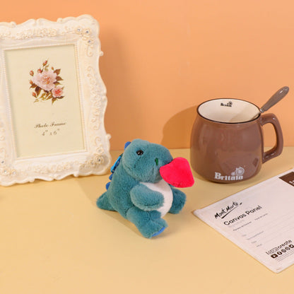 Stretchable Love Dinosaur Plush Keychain