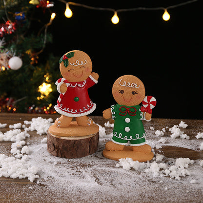 Christmas Gingerbread Resin Ornaments