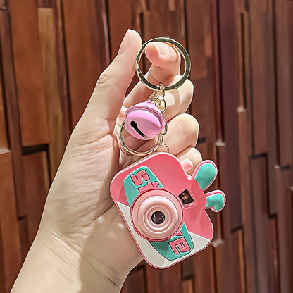 Plastic Rabbit Camera Keychains