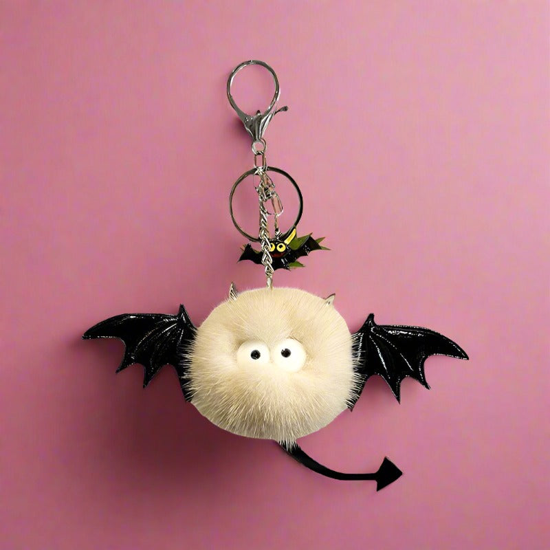 Little Devil Plush Pom Keychain