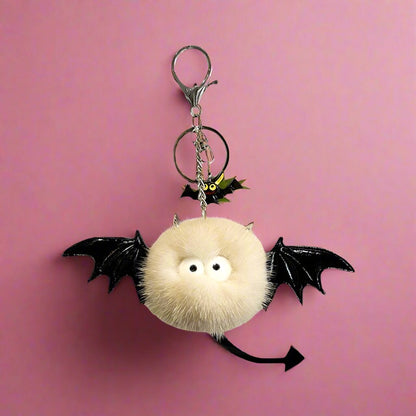 Little Devil Plush Pom Keychain