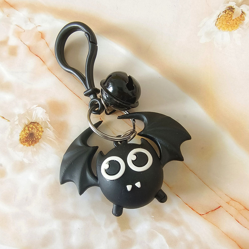Cute Cartoon Doll Halloween Ghost Silicone Keychains