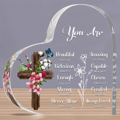Transparent and Caring Acrylic Ornaments for Mother's