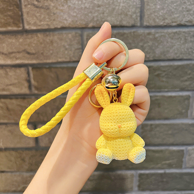 Resin Rabbit Keychain Cute Keychain