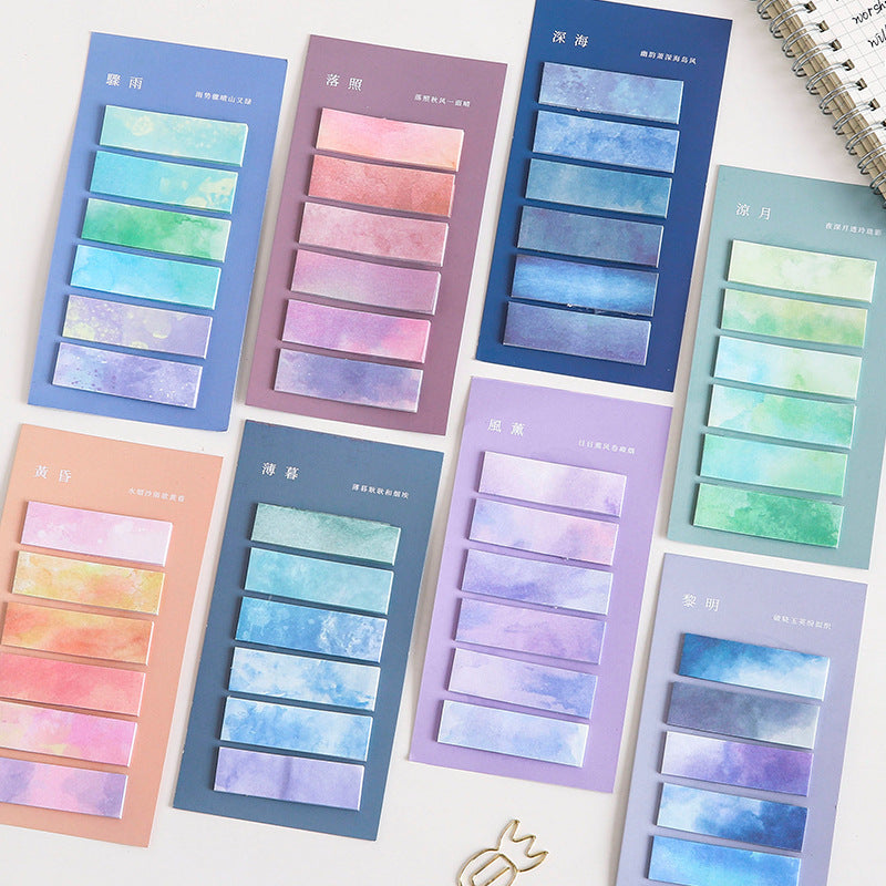 Paper Gradient Sticky Notes Index Marking Sticky Notes