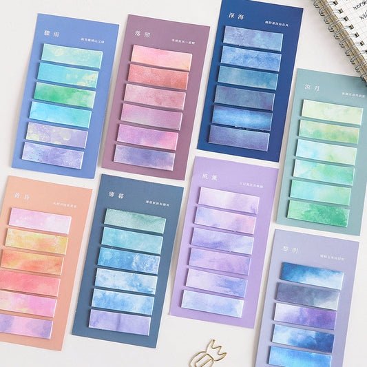 Paper Gradient Sticky Notes Index Marking Sticky Notes