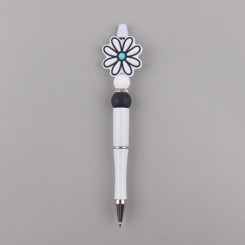 DIY Beaded Pen Cartoon Animal Silicone Color Plastic