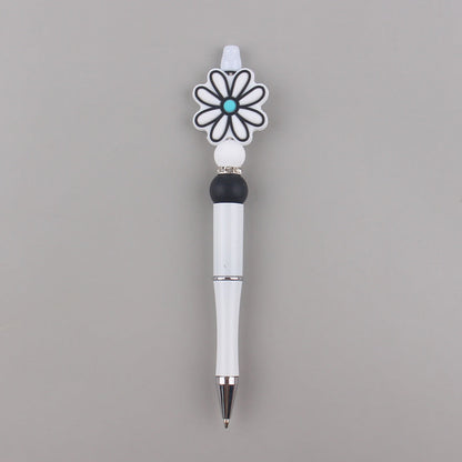 DIY Beaded Pen Cartoon Animal Silicone Color Plastic