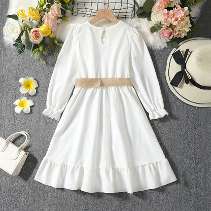 Wholesale Girls Dresses Polyester Baby Clothes