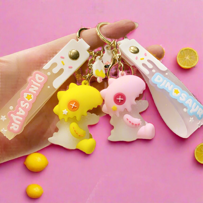Cartoon Cute Dinosaur PVC Keychain Cute Keychain