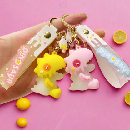 Cartoon Cute Dinosaur PVC Keychain Cute Keychain