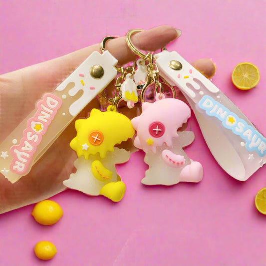 Cartoon Cute Dinosaur PVC Keychain Cute Keychain