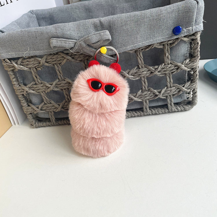 of New Cute Fruit Colored Cartoon Plush Caterpillar