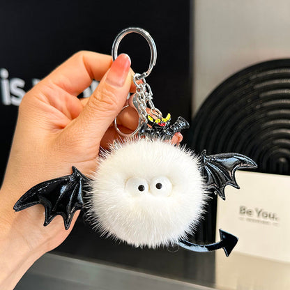 Little Devil Plush Pom Keychain