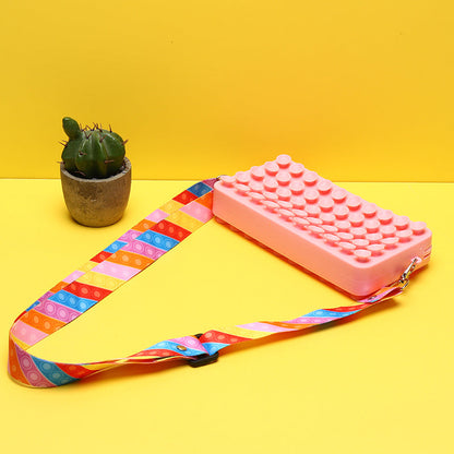 Silicone Decompression Suction Cup Pen Bags
