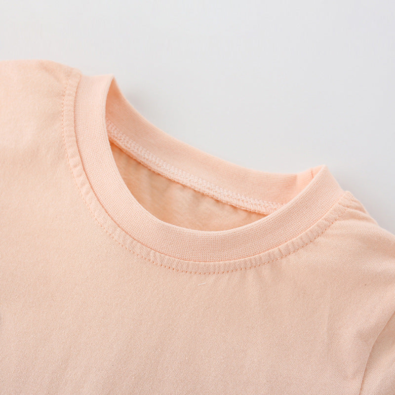 Girls Crew Neck Unicorn Kids Tops