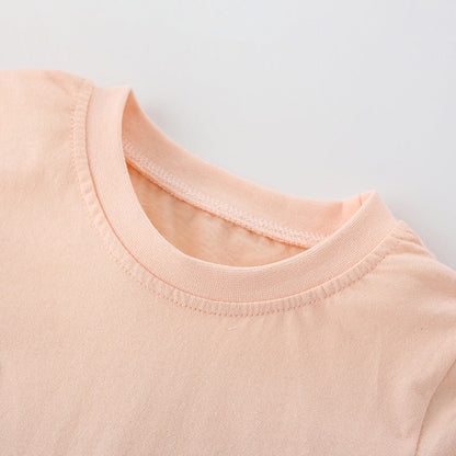 Girls Crew Neck Unicorn Kids Tops