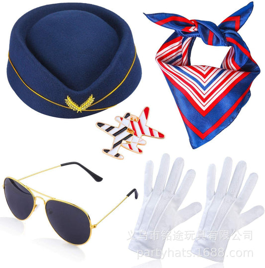 Wholesale 50pcs Halloween Masquerade Stewardess Cosplay Cosplay Props