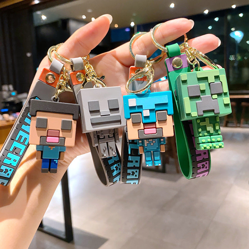 Wholesale Cartoon PVC Soft Keychain Creative Keychain ACCVIP-KC-XinShu006
