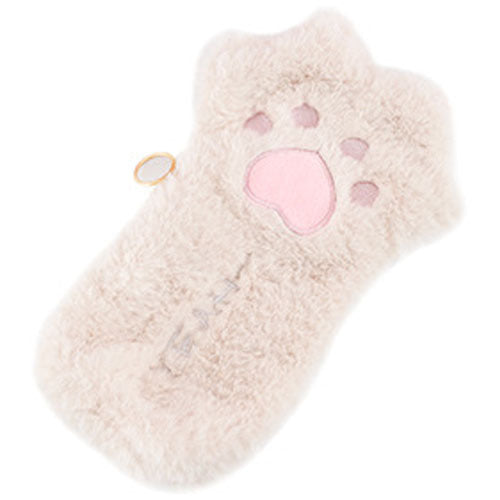Cat Paw Plush Pencil Bag