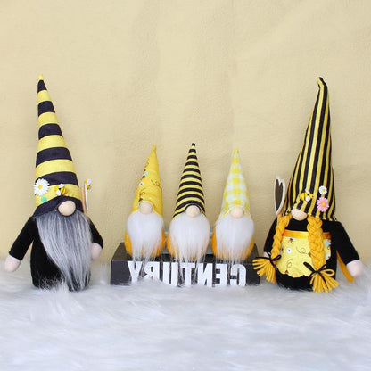 Bee Festival Faceless Doll Fabric Ornaments