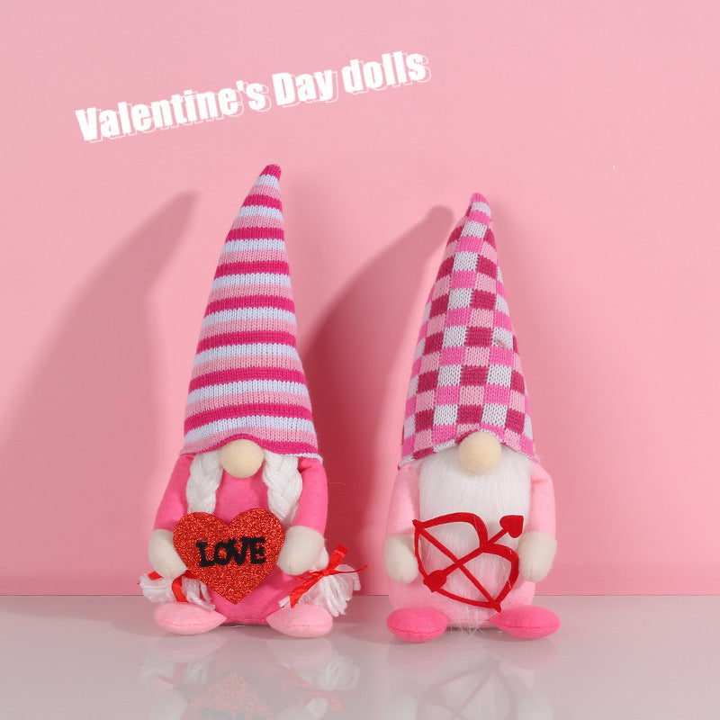 Valentine's Day Cupid Love Fabric Dolls