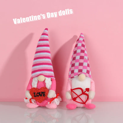 Valentine's Day Cupid Love Fabric Dolls