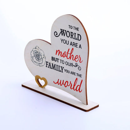 Mother's Day Wooden Handicraft Ornaments