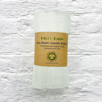 Double Bamboo Cotton Newborn Solid Color Gauze Blanket