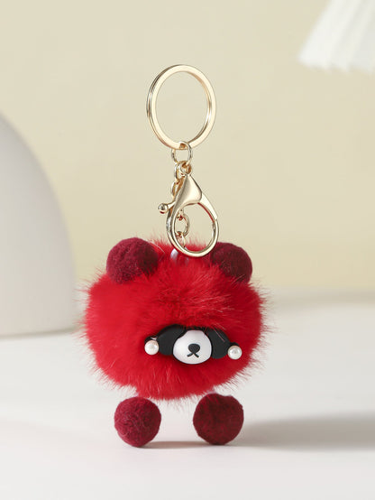Cartoon Cute Plush Bear Keychain Creative Keychain