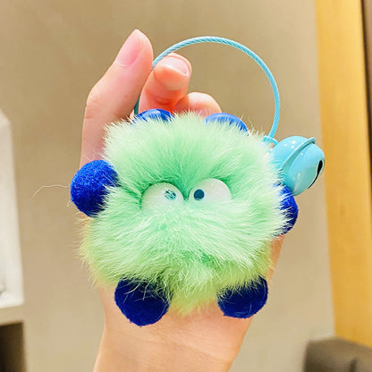 Cartoon Cute Rabbit Elf Small Briquettes Plush Keychain