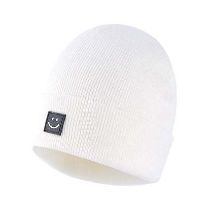 Wholesale Children's Knitted Wool Cute Smiling Beanie 10pcs