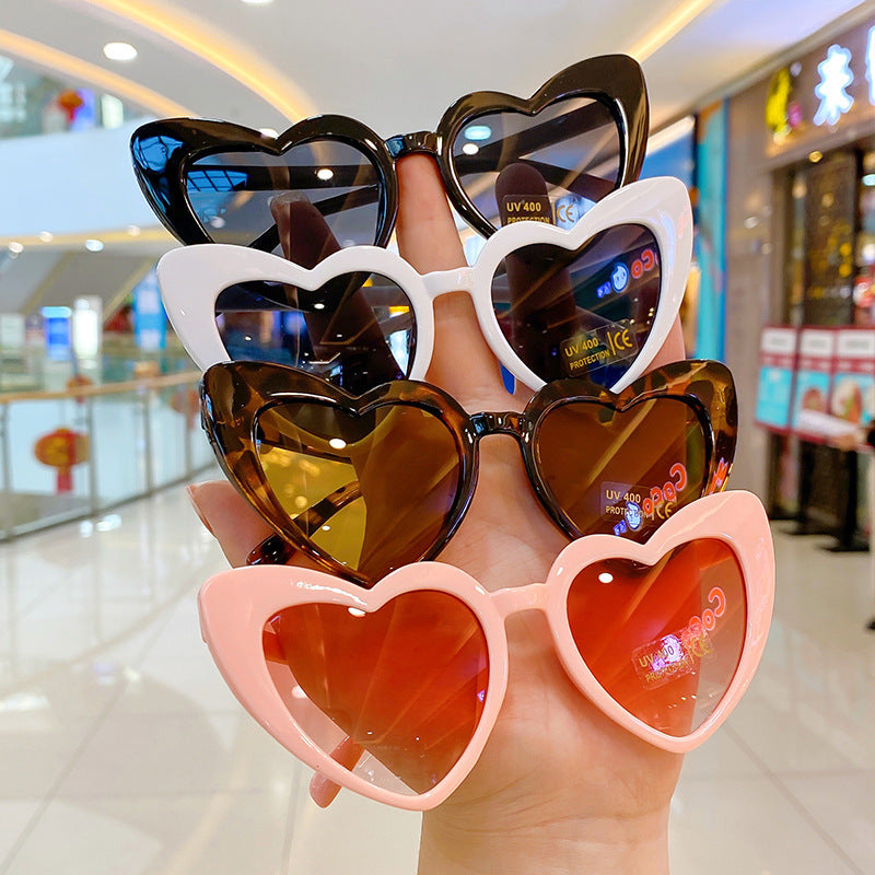 Wholesale PC Children's Peach Heart UV Protection Sunglasses