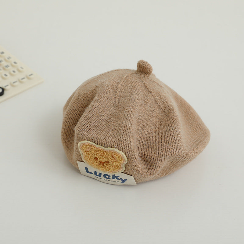 Wholesale Children's Woolen Bear Beret