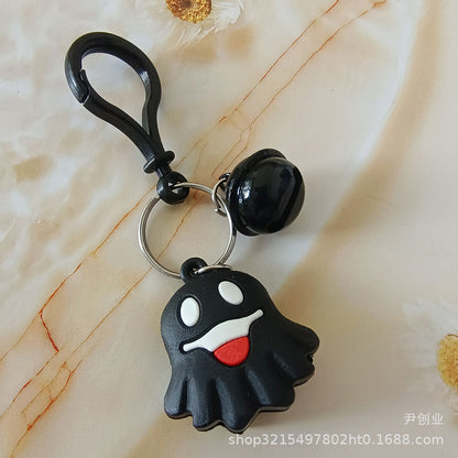 Cute Cartoon Doll Halloween Ghost Silicone Keychains