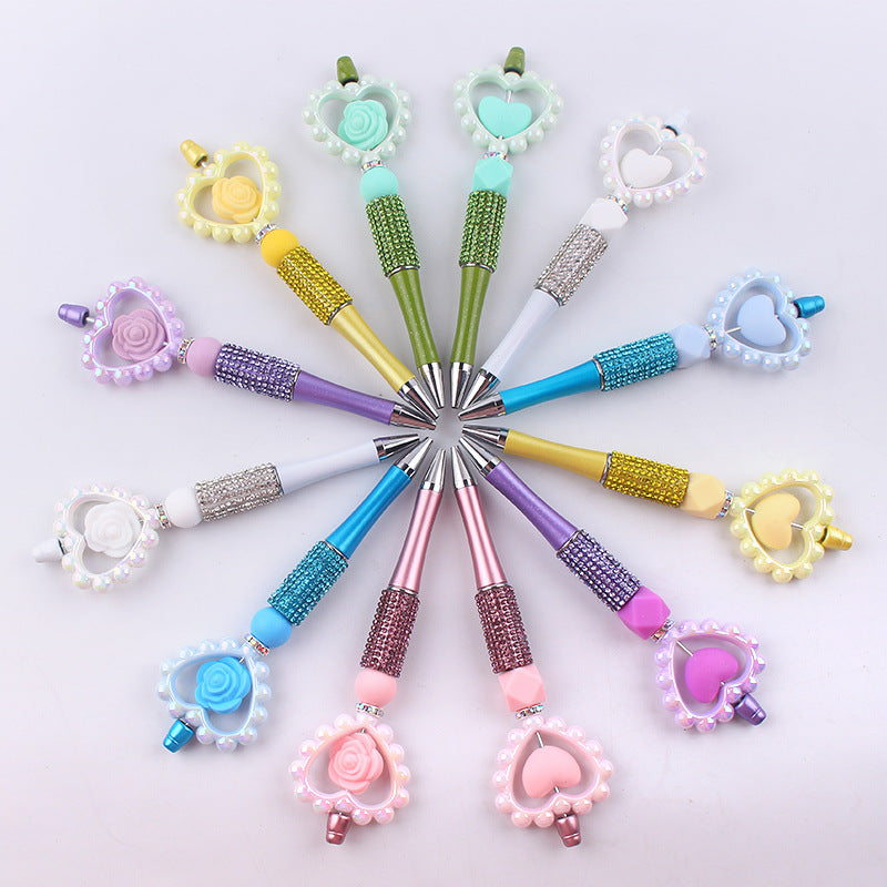 Beaded Pens Cartoon Silicone Beaded Pen