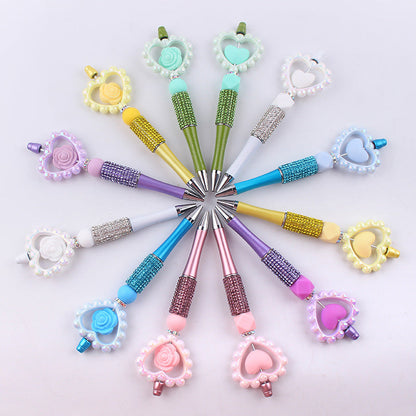 Beaded Pens Cartoon Silicone Beaded Pen
