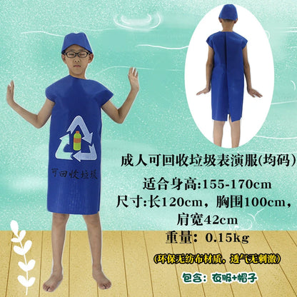 Children's Fruit and Vegetable Costume Environmental-Friendly