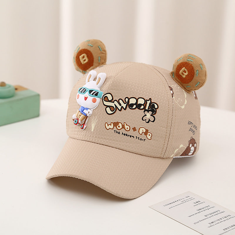 Sweet Glasses Bunny Ears Sun Hat